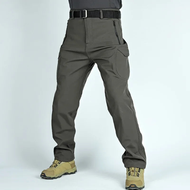 Men's Cargo Pants - Multi-Pocket Stretch Softshell — product view