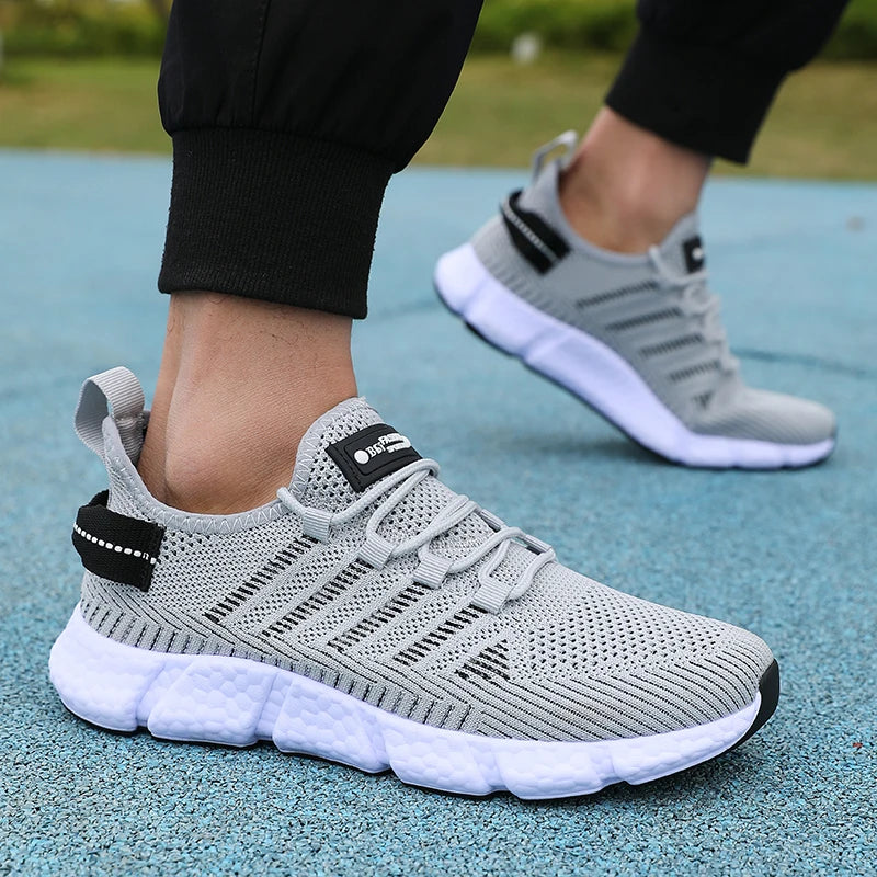 Men's Soft-Sole Mesh Sneakers