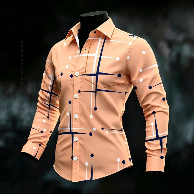 Men's Long-Sleeve Casual Shirt