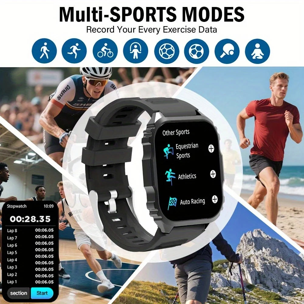 1.84-Inch Calling Smartwatch with Music Control