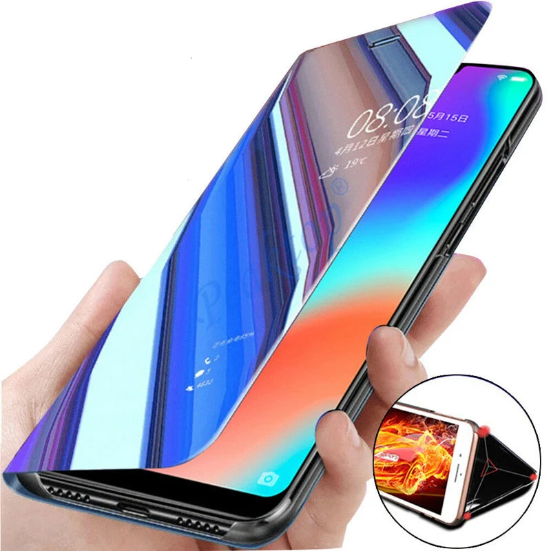 Mirror Flip Phone Case for Samsung Galaxy a51, a71, m40s