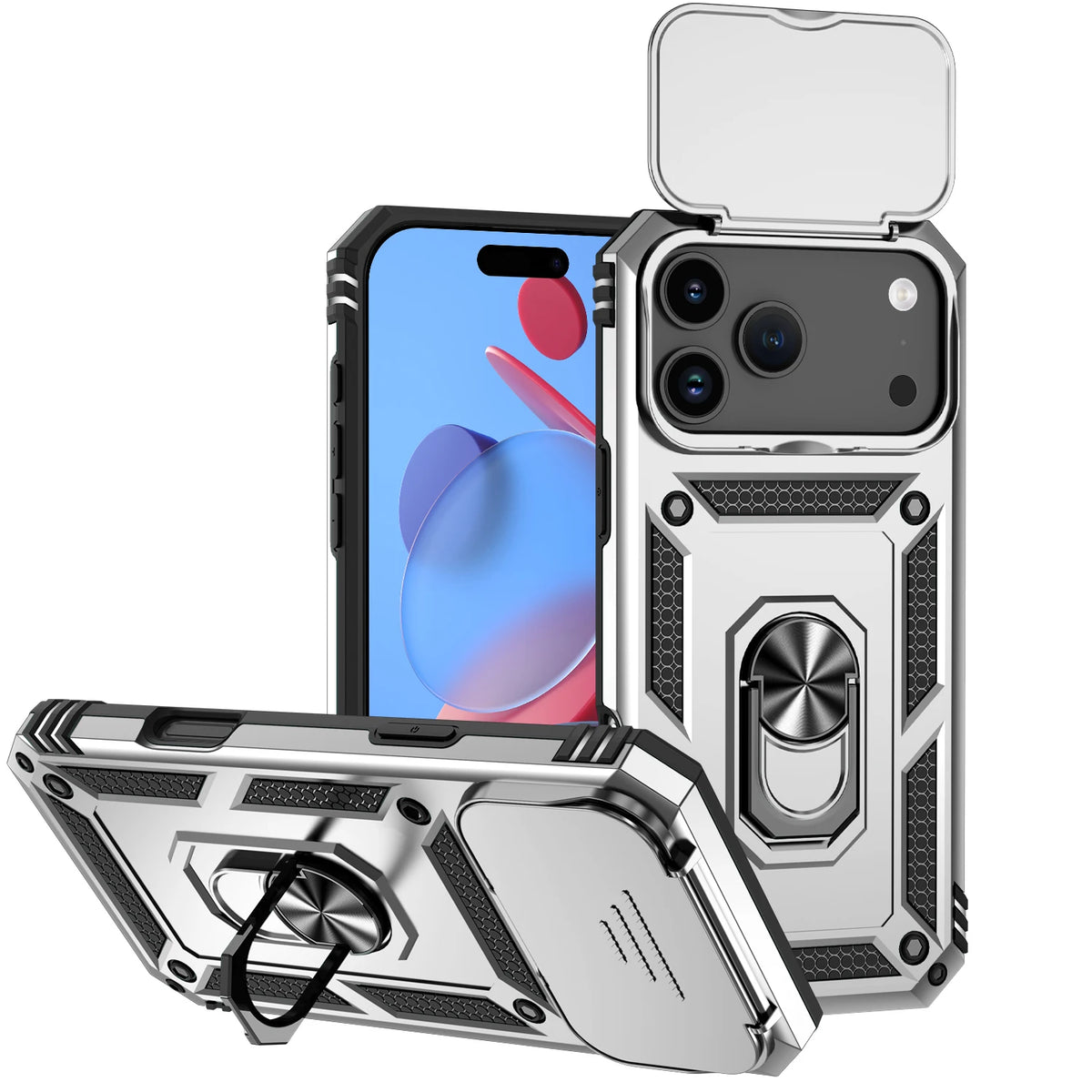 Kickstand Phone Case for iPhone 16 Plus, iPhone 16 Pro Max, iPhone 16, iPhone 17, iPhone Air, iPhone 17 Pro, iPhone 17 Pro Max, iPhone 16 Pro, iPhone 16e