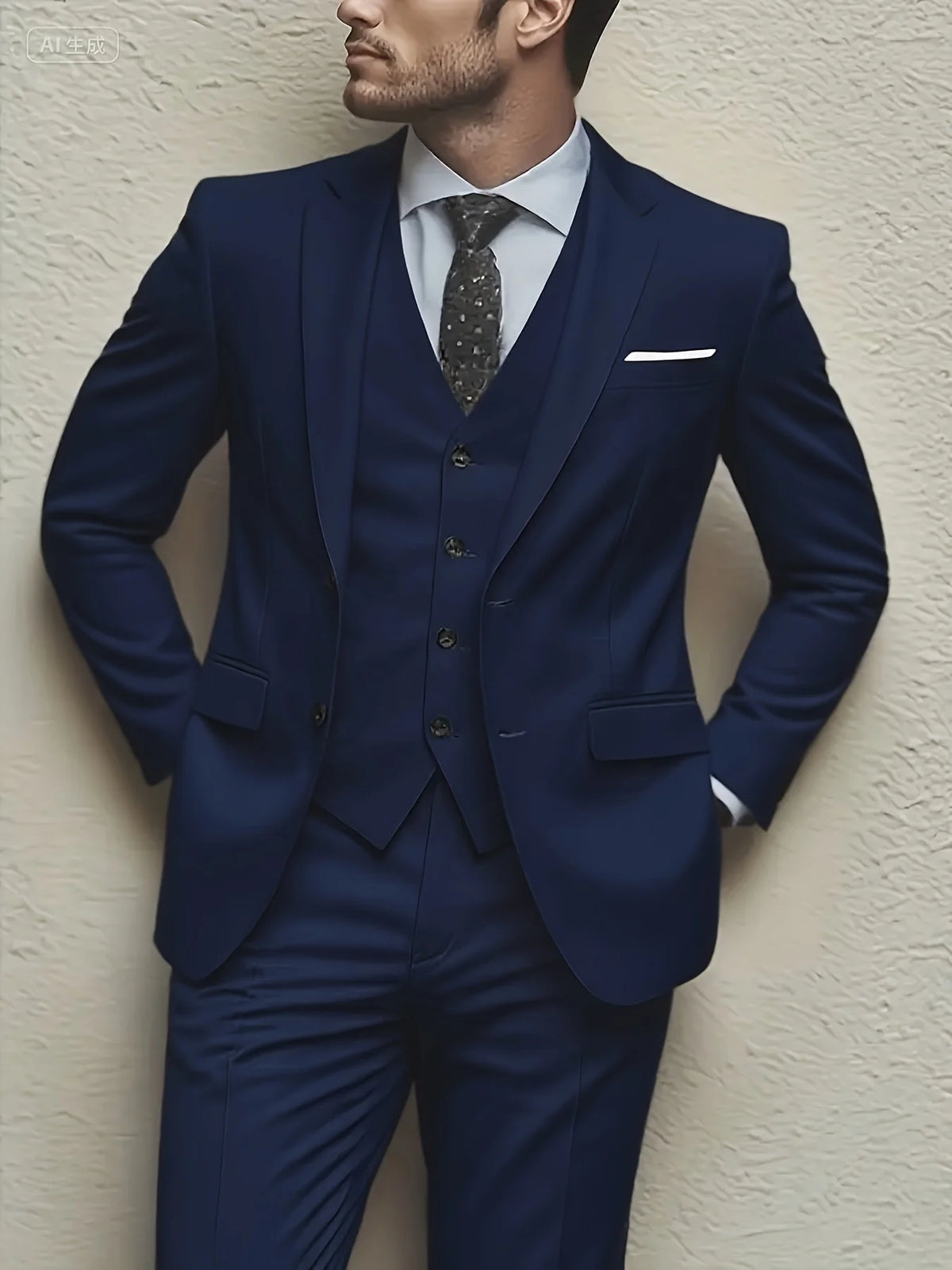 Men's 3-Piece Suit Set — product view