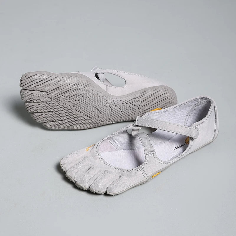 Five-Toe Flats with Elastic Closure — product view