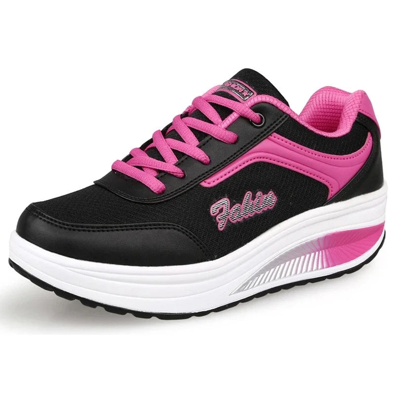 Women's Chunky Platform Walking Sneakers — product view