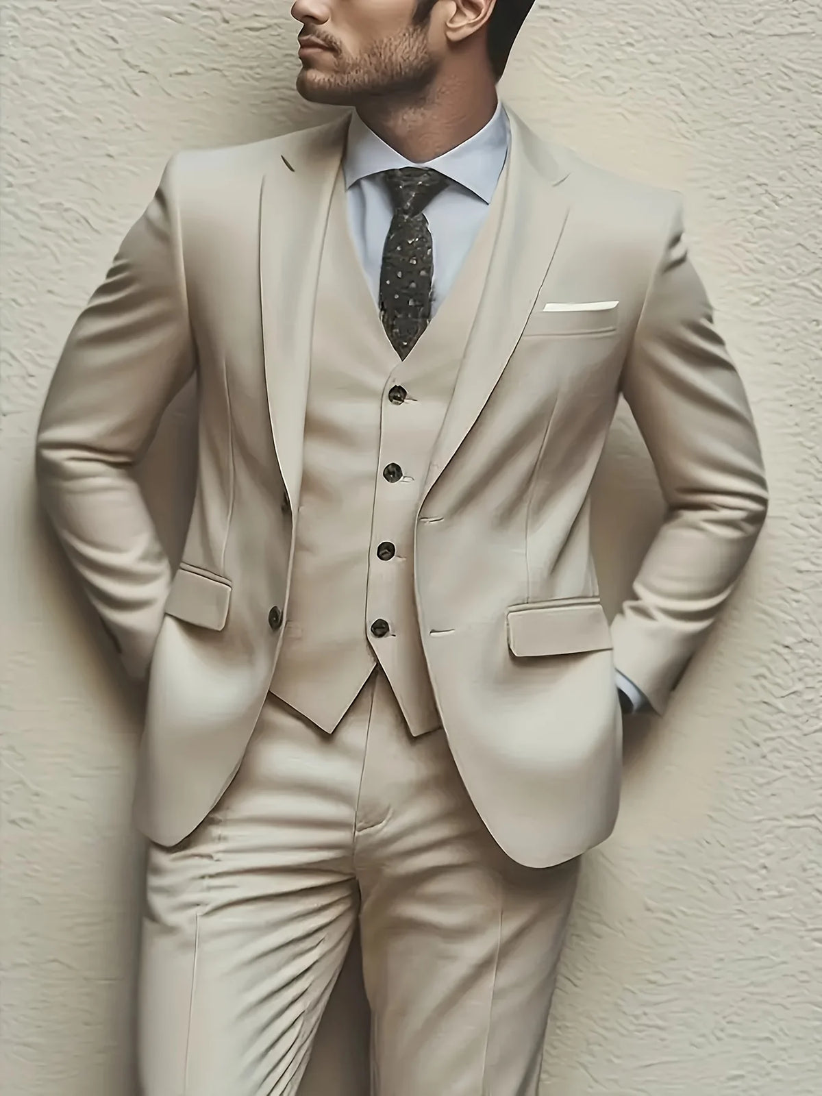 Men's 3-Piece Suit Set — product view
