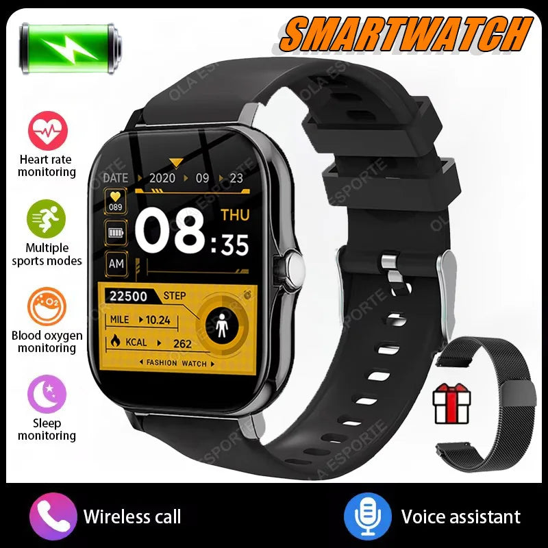 Outdoor 1.83-Inch Calling Smartwatch with Sleep Features