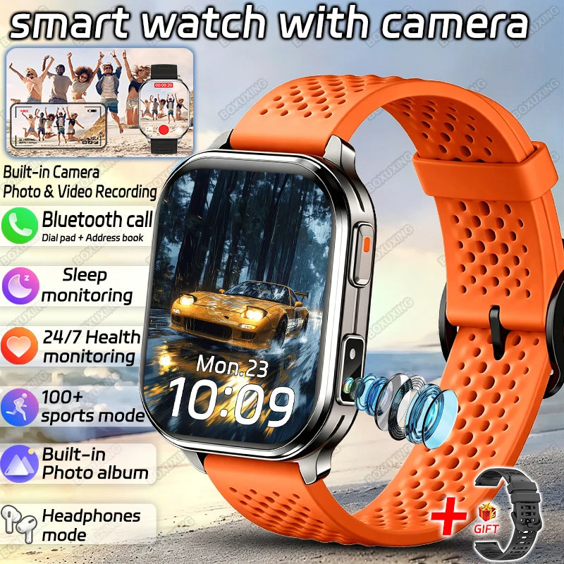 2.01-Inch Calling Smartwatch with Flashlight