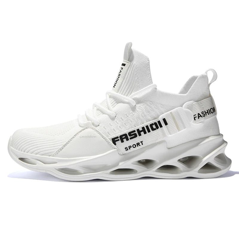 Unisex Thick-Sole Mesh Sneakers