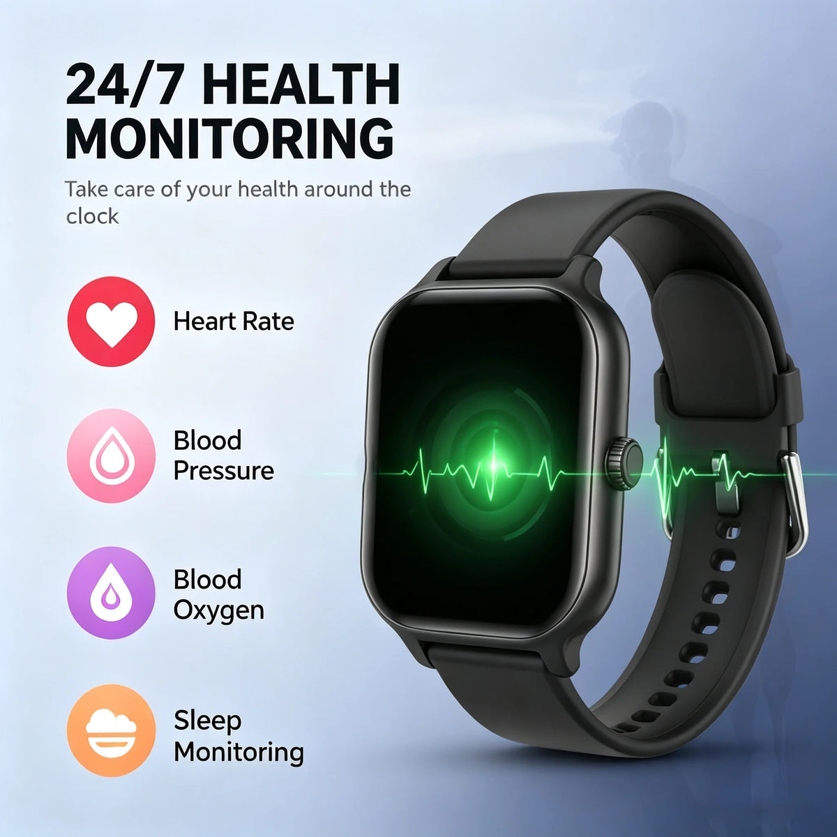 2.01-Inch Everyday Smartwatch with Custom Dial