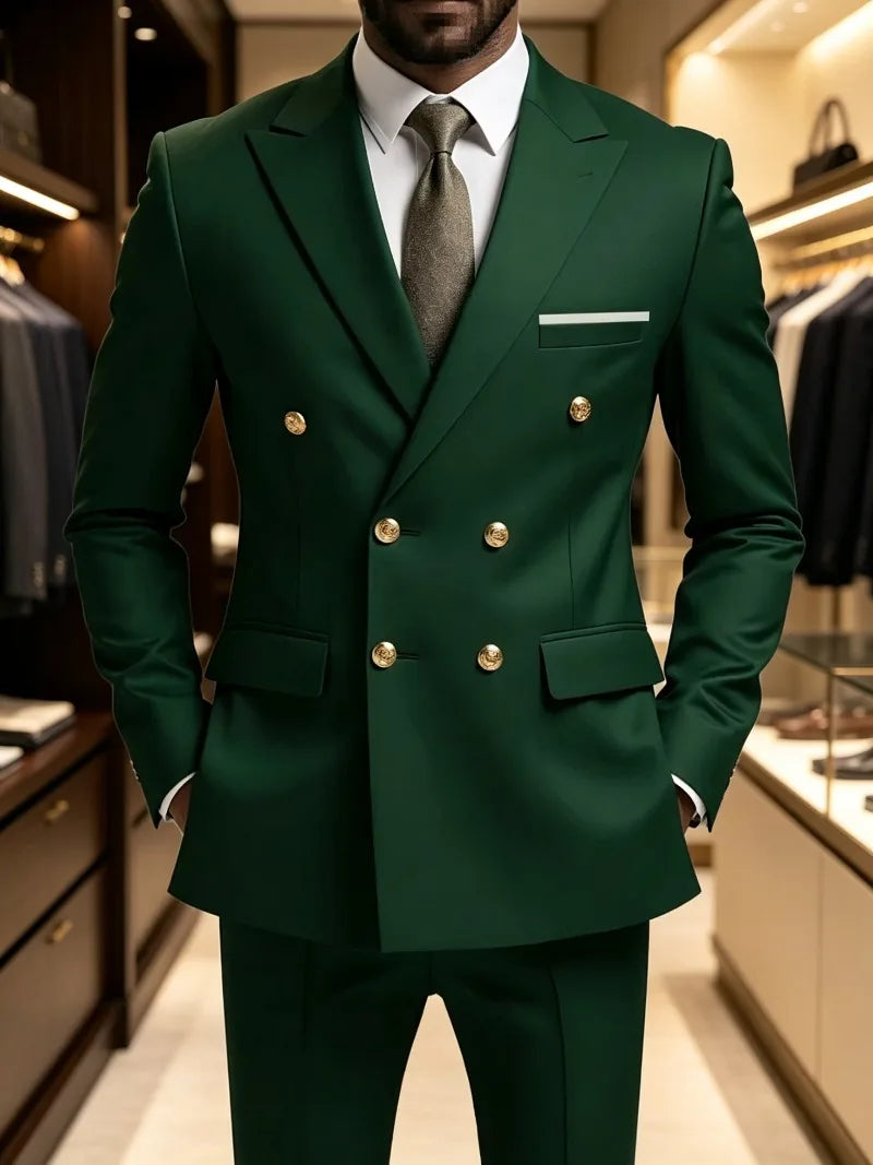 Men's Double-Breasted Blazer