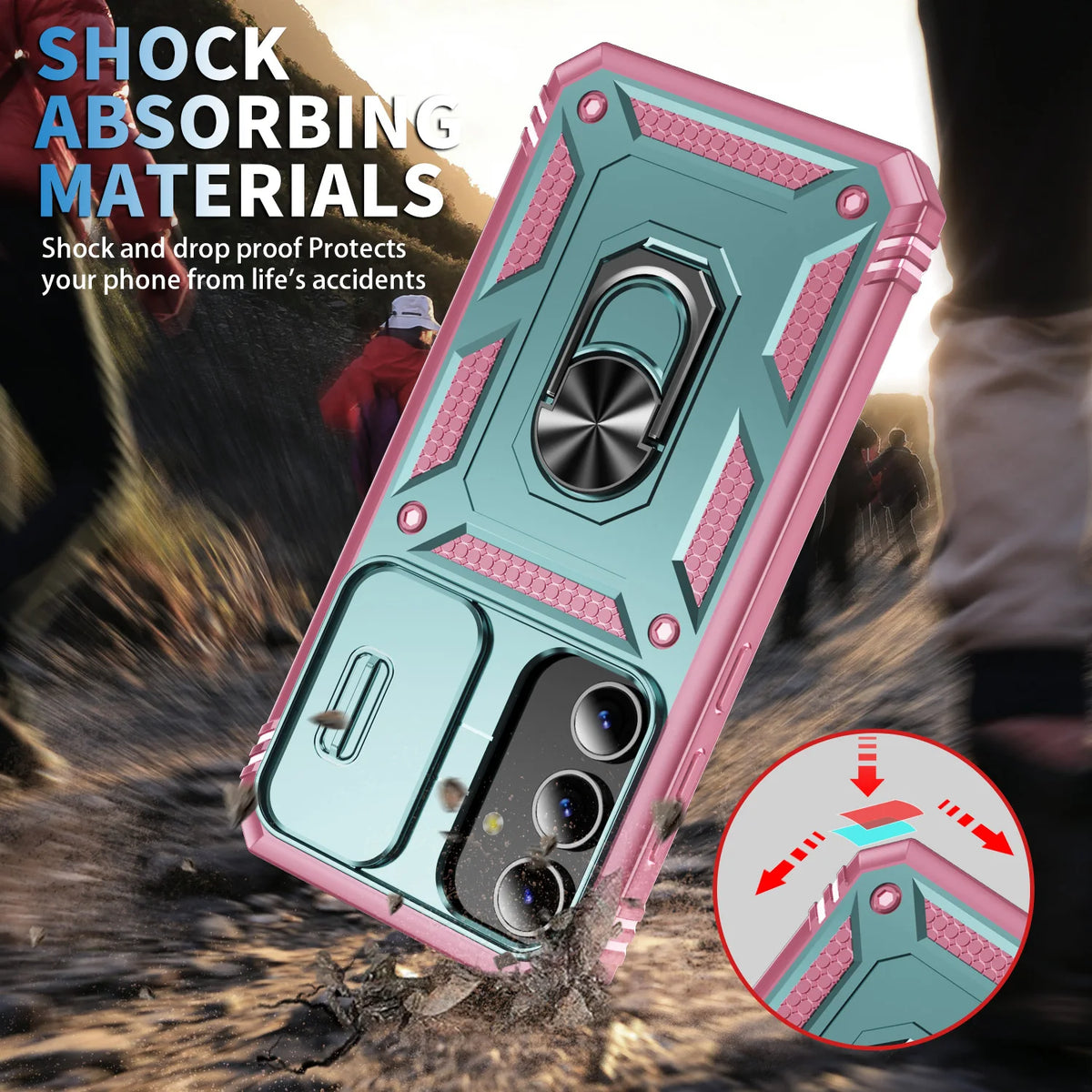Protective Phone Case for Samsung Galaxy S24 FE, S23 FE, S23, S23 Ultra, S23+, S22 Ultra 5G, S21 Ultra 5G, S25+, S25 FE, S25 Edge, S25 Ultra, S25, S24, S24 Ultra, S24+