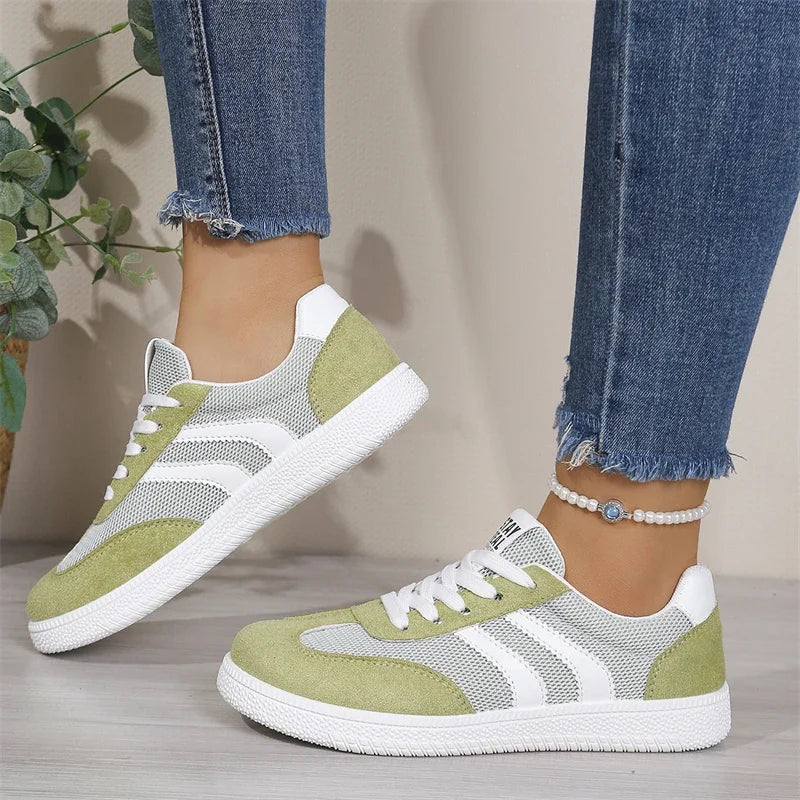 Women's Air Mesh Lace-Up Sneakers