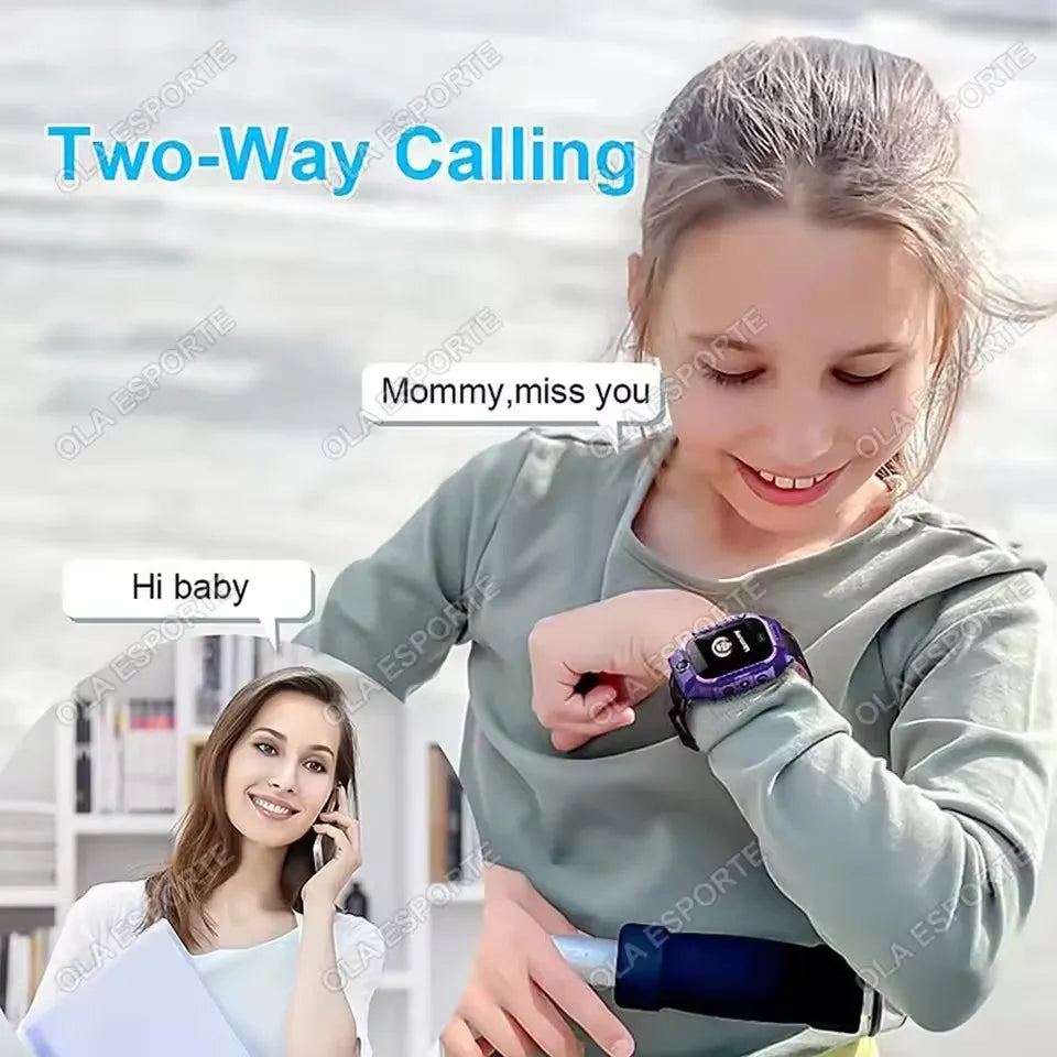 Children's 1.44-Inch Calling Smartwatch with Flashlight