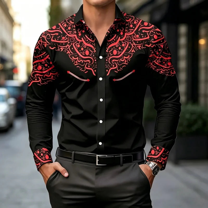 Men's Graphic Print Casual T-Shirt