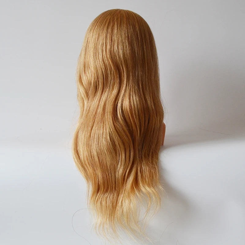 Blonde Human Hair Wig — product view