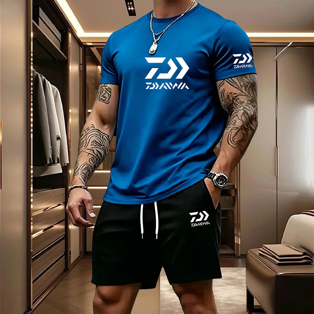 Men's Top & Shorts Set