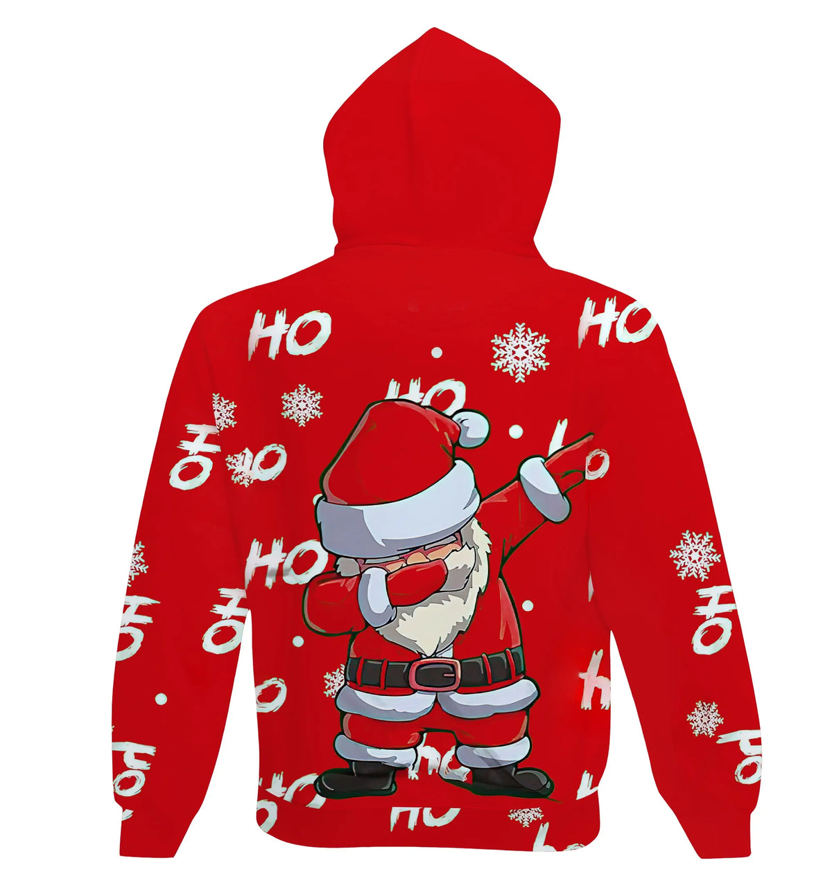 Men's Festive Print Hoodie & Pants Set