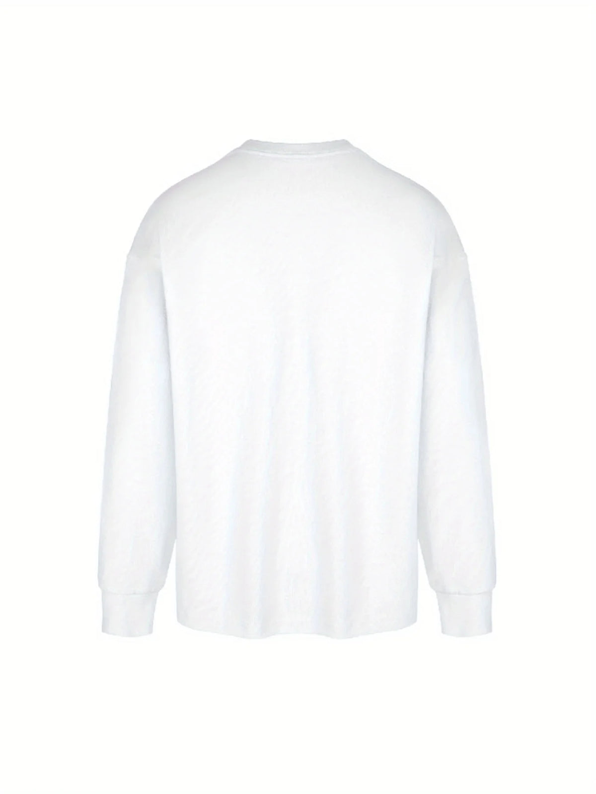 Men's Palm Tree Print Long-Sleeve Casual T-Shirt