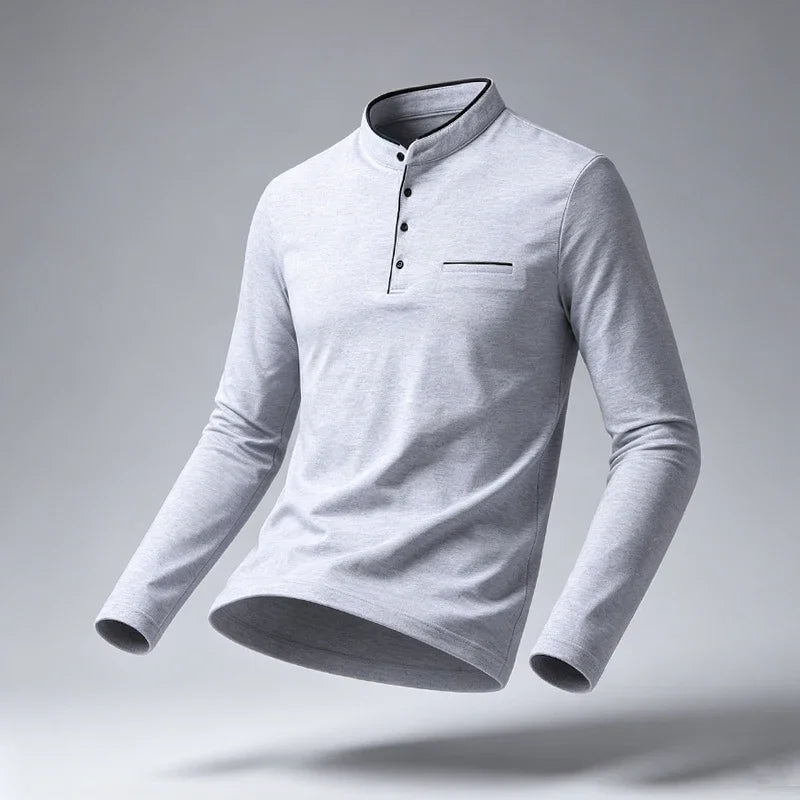 Men's Long-Sleeve Polo Shirt