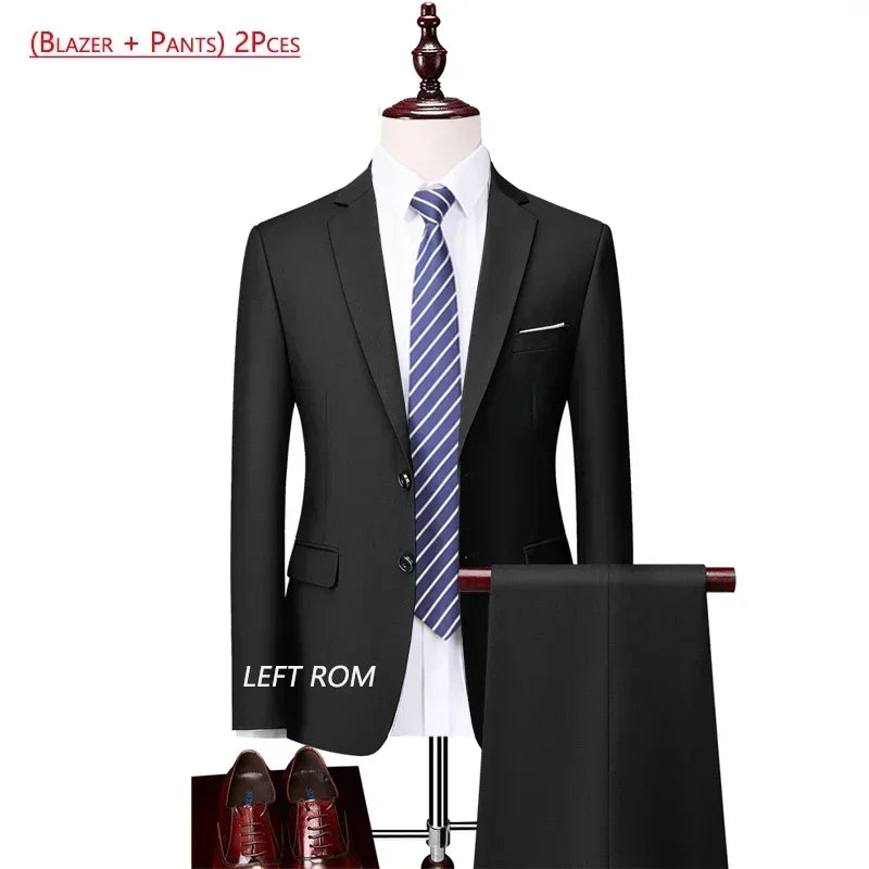 Men's Slim Fit Suit — Two- and Three-Piece Options