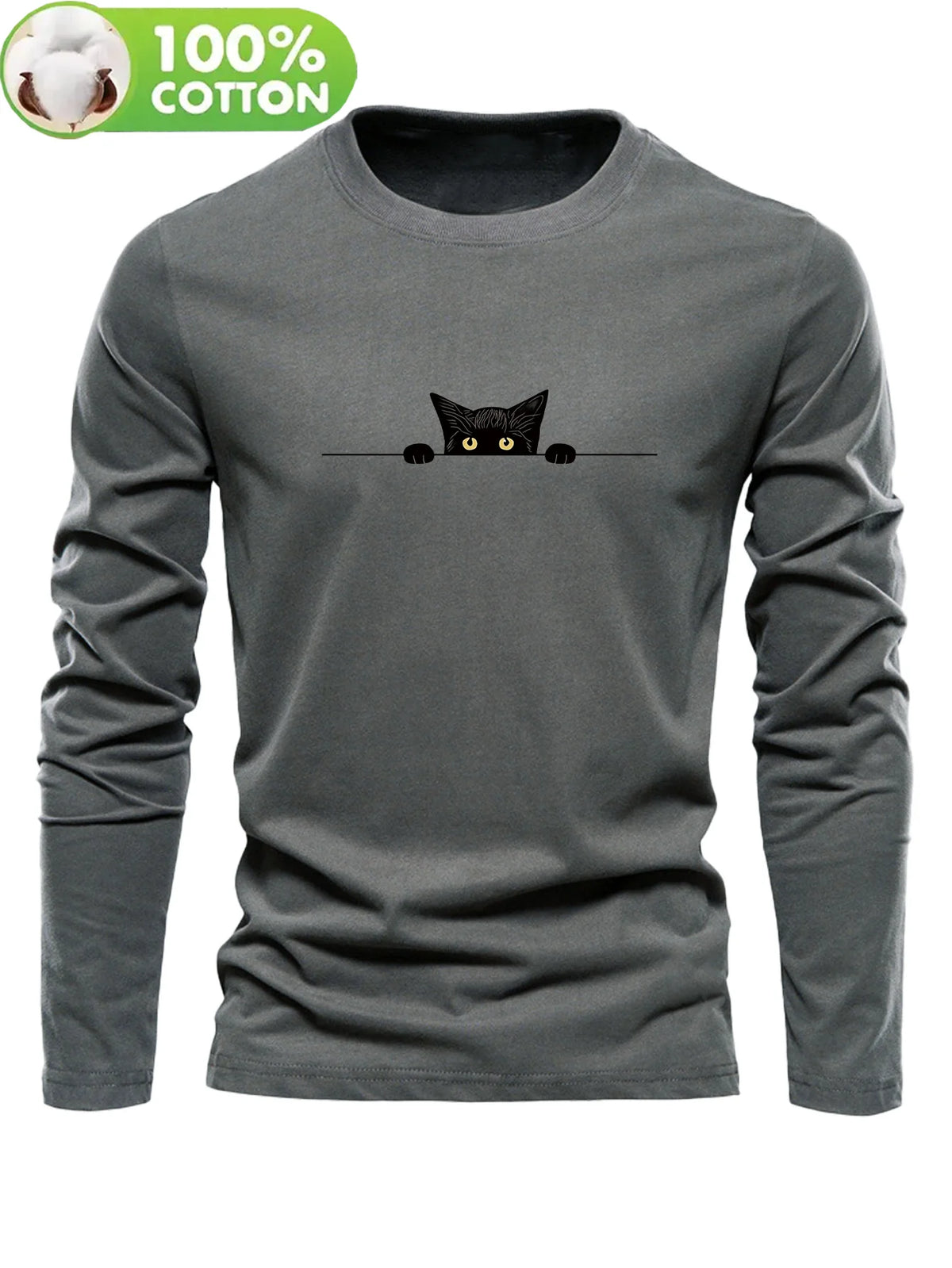 Men's Long-Sleeve Casual T-Shirt