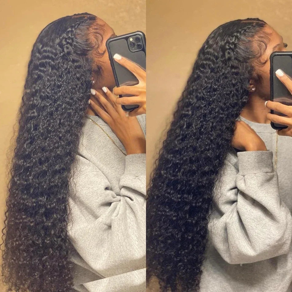 Deep Wave Lace Front Wig — product view