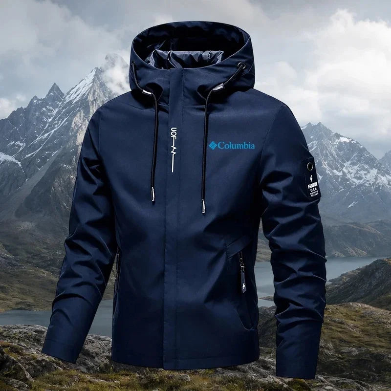 Men's Hooded Zip-Up Jacket