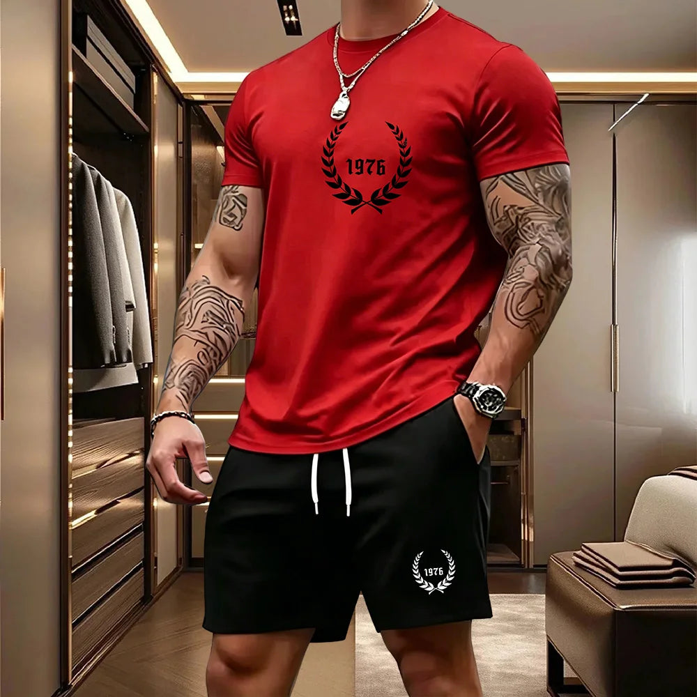 Men's Top & Shorts Set