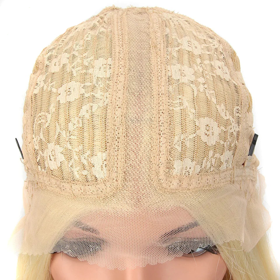 38 Inch Straight Hair Synthetic Lace Front Wig High Temperature Fiber - OSASCO