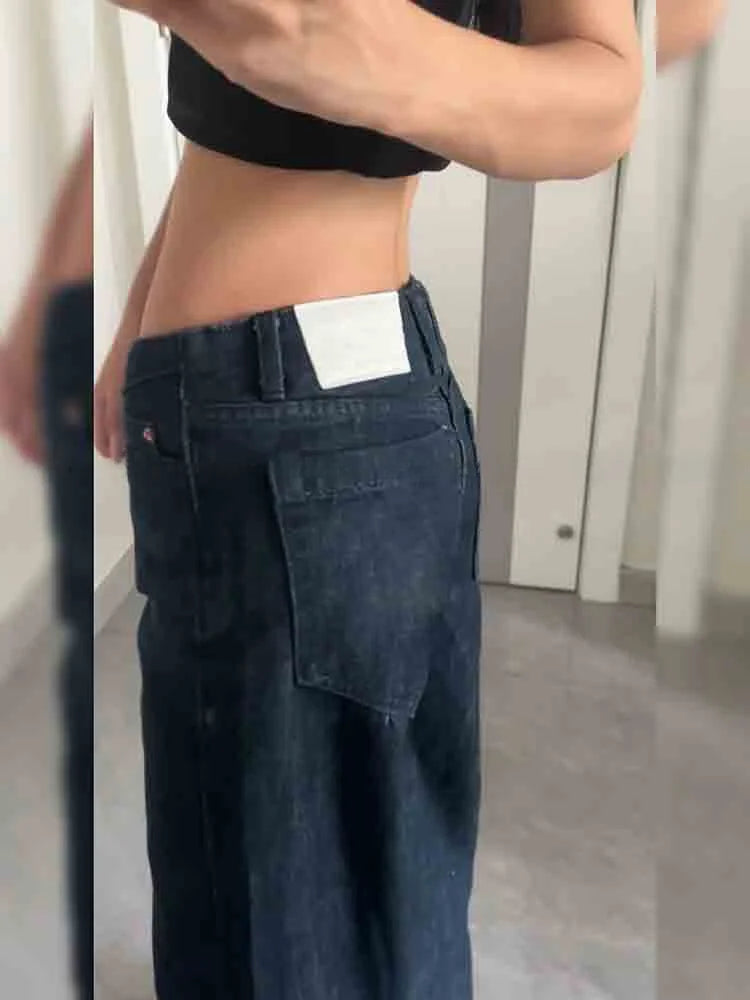 Women's Low-Rise Light-Wash Straight-Leg Jeans — product view