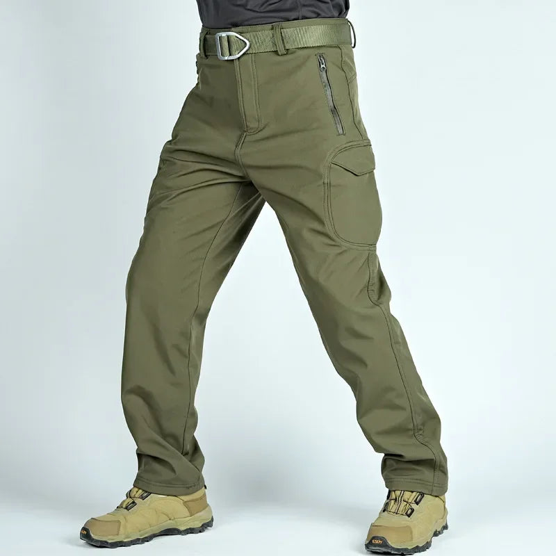 Men's Cargo Pants - Multi-Pocket Stretch Softshell — product view