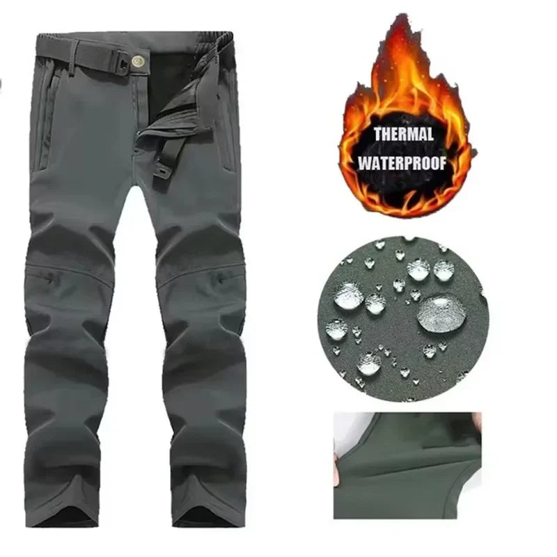 Men's Cargo Pants - Multi-Pocket Stretch Softshell — product view
