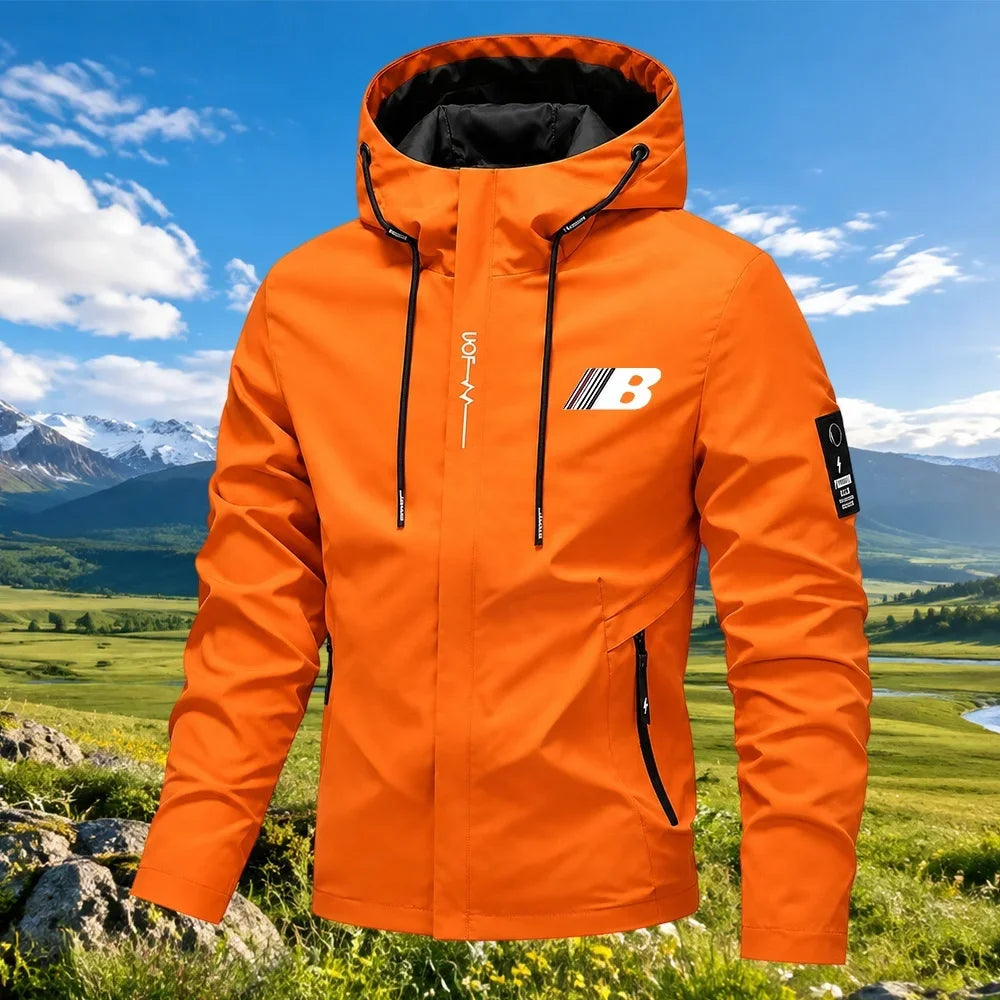 Men's Hooded Zip-Up Jacket