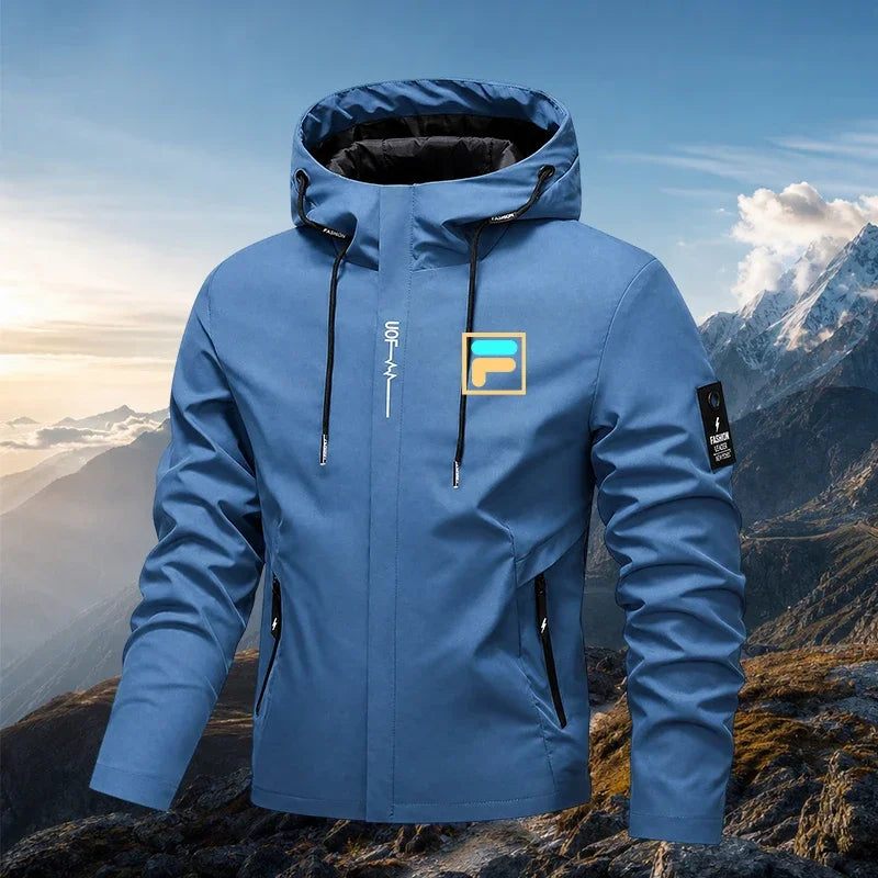 Men's Hooded Zip-Up Jacket