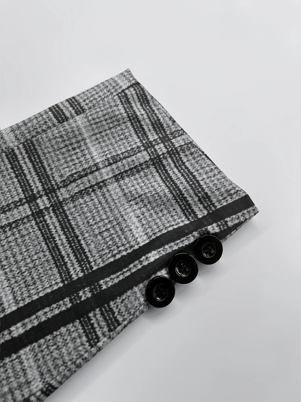 Men's Grey Plaid Suit Set — product view