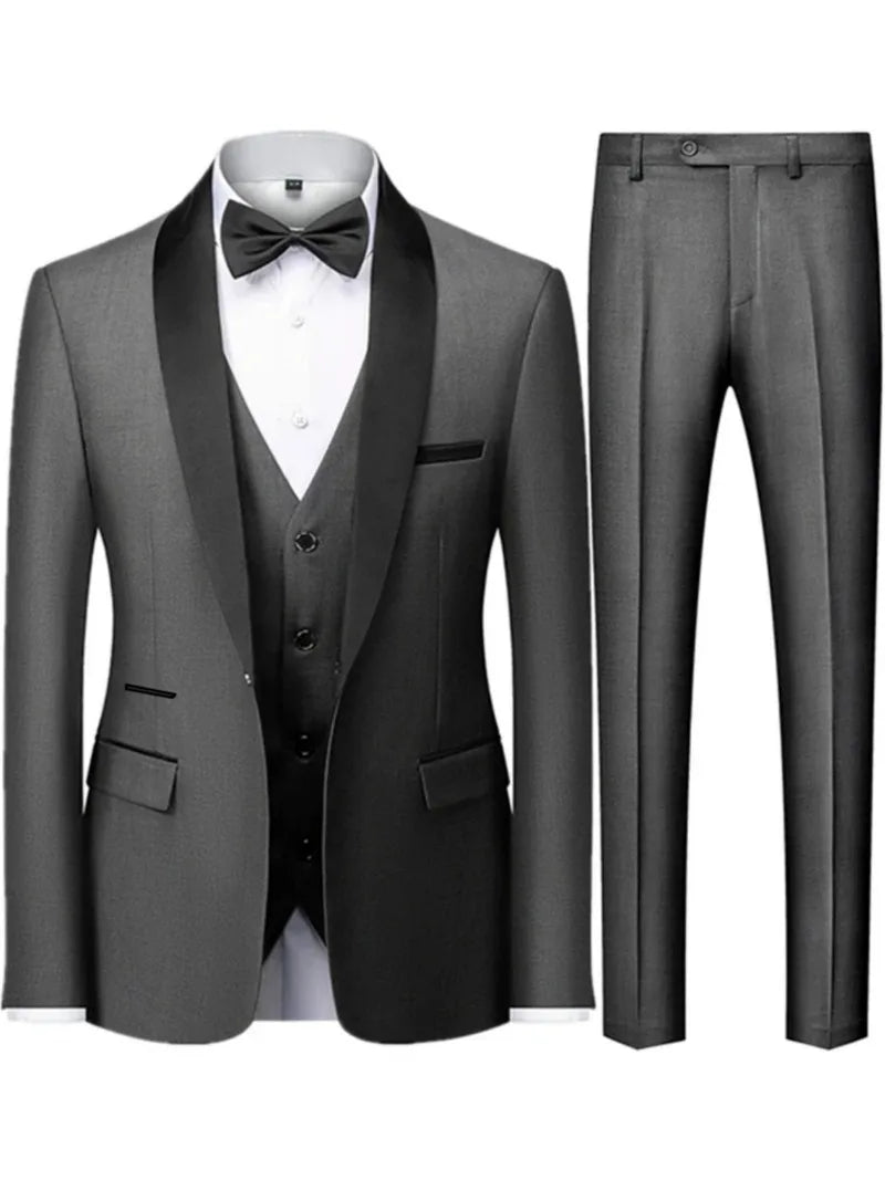 Men's Slim Fit Formal Suit & Blazer Options