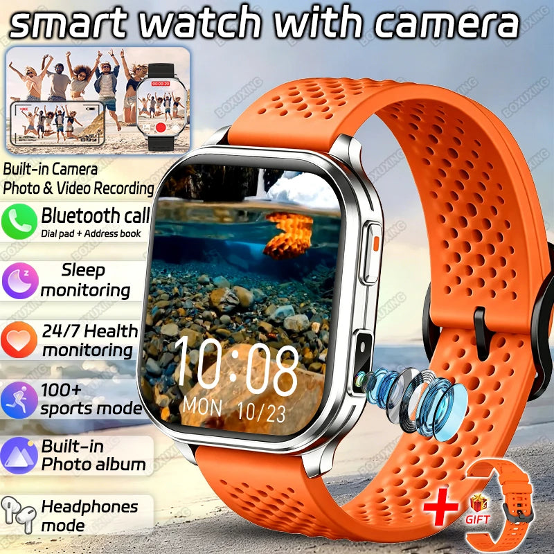2.01-Inch Calling Smartwatch with Flashlight