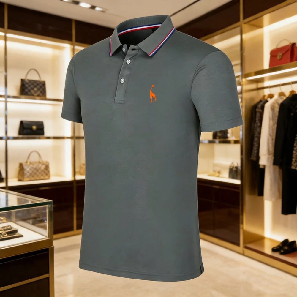 Men's Long-Sleeve Polo Shirt