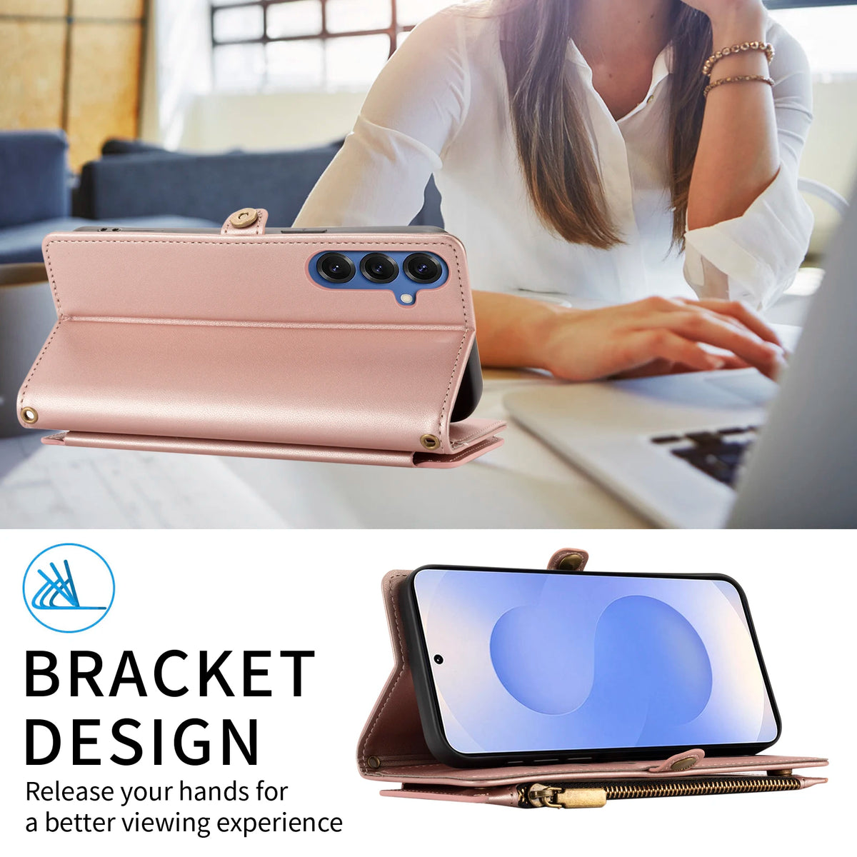 Multi-Card Flip Wallet Phone Case with Coin Storage for Samsung Galaxy S26, S26 Pro, S10, S10+, S9, S9+, S25 Edge, S25+, S25 FE, S25 Ultra, S25, S24 FE, S24+, S24, S26 Plus, S26 Ultra, S26 Edge, S21, S21 Ultra 5G, S21 FE 5G, S21+ 5G & More Models