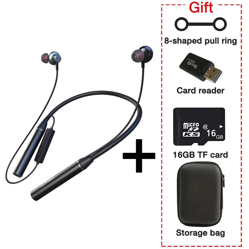 Long-Battery Neckband Bluetooth Earphones