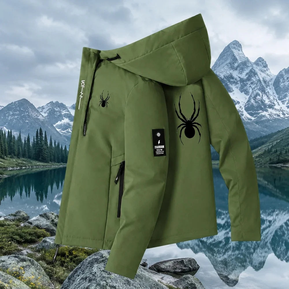 Men's Hooded Zip-Up Jacket