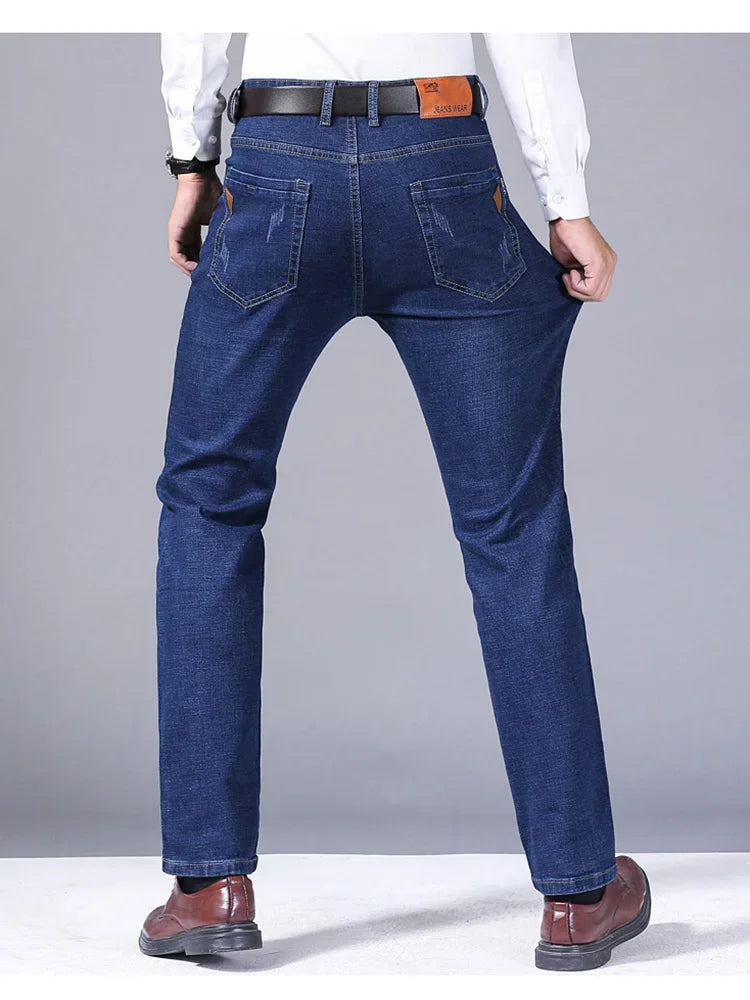Men's Slim Fit Stretch Denim Jeans - Lightweight — product view