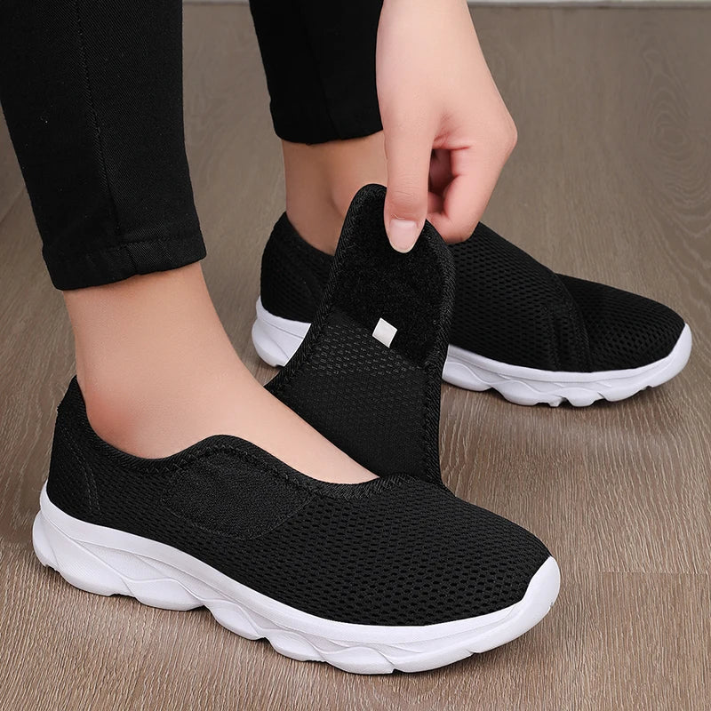 Hook-and-Loop Soft Walking Shoes — product view