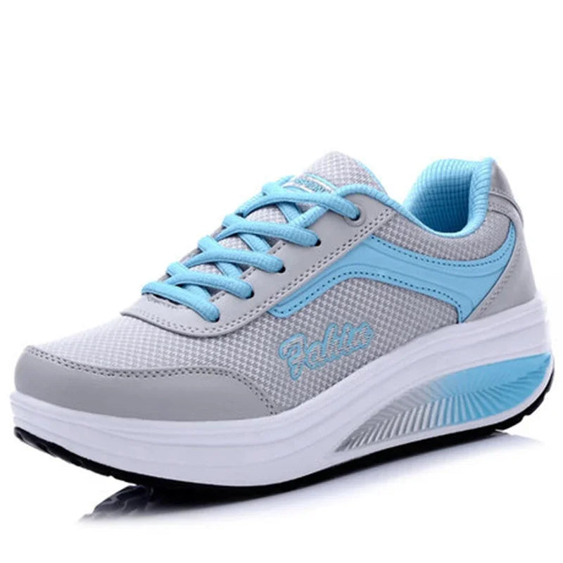 Women's Chunky Platform Walking Sneakers — product view