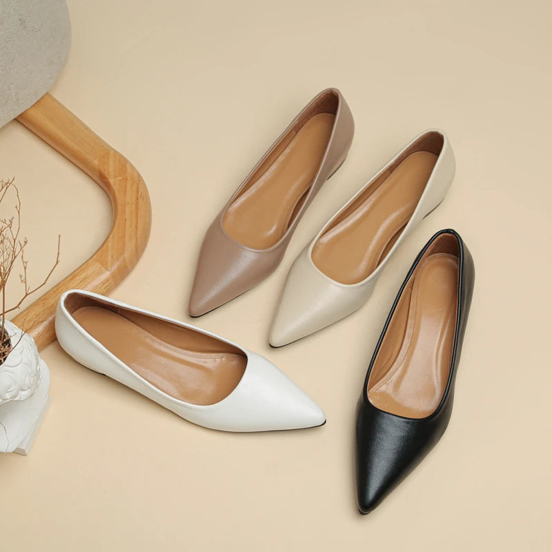 Women's Pointed-Toe Block-Heel Pumps — product view