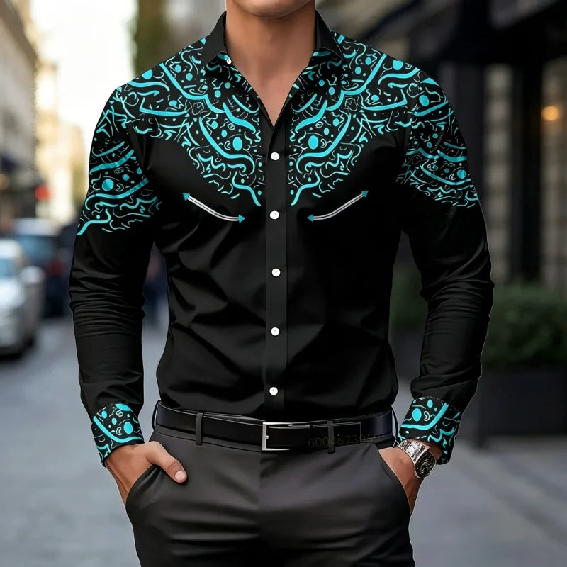 Men's Graphic Print Casual T-Shirt