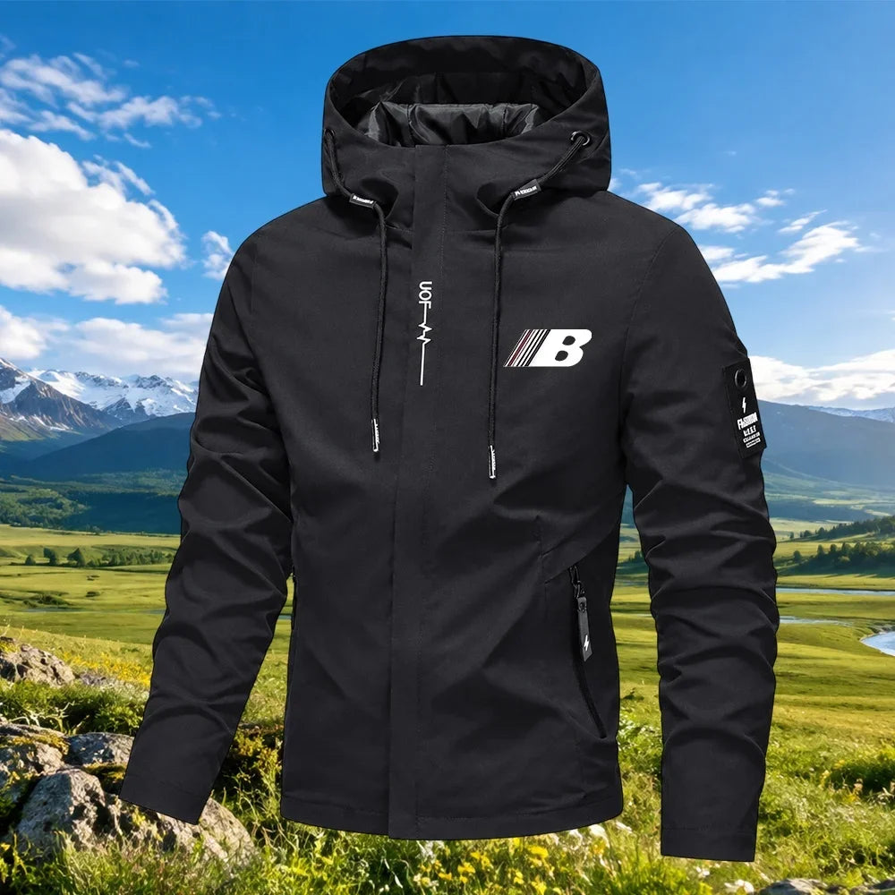 Men's Hooded Zip-Up Jacket