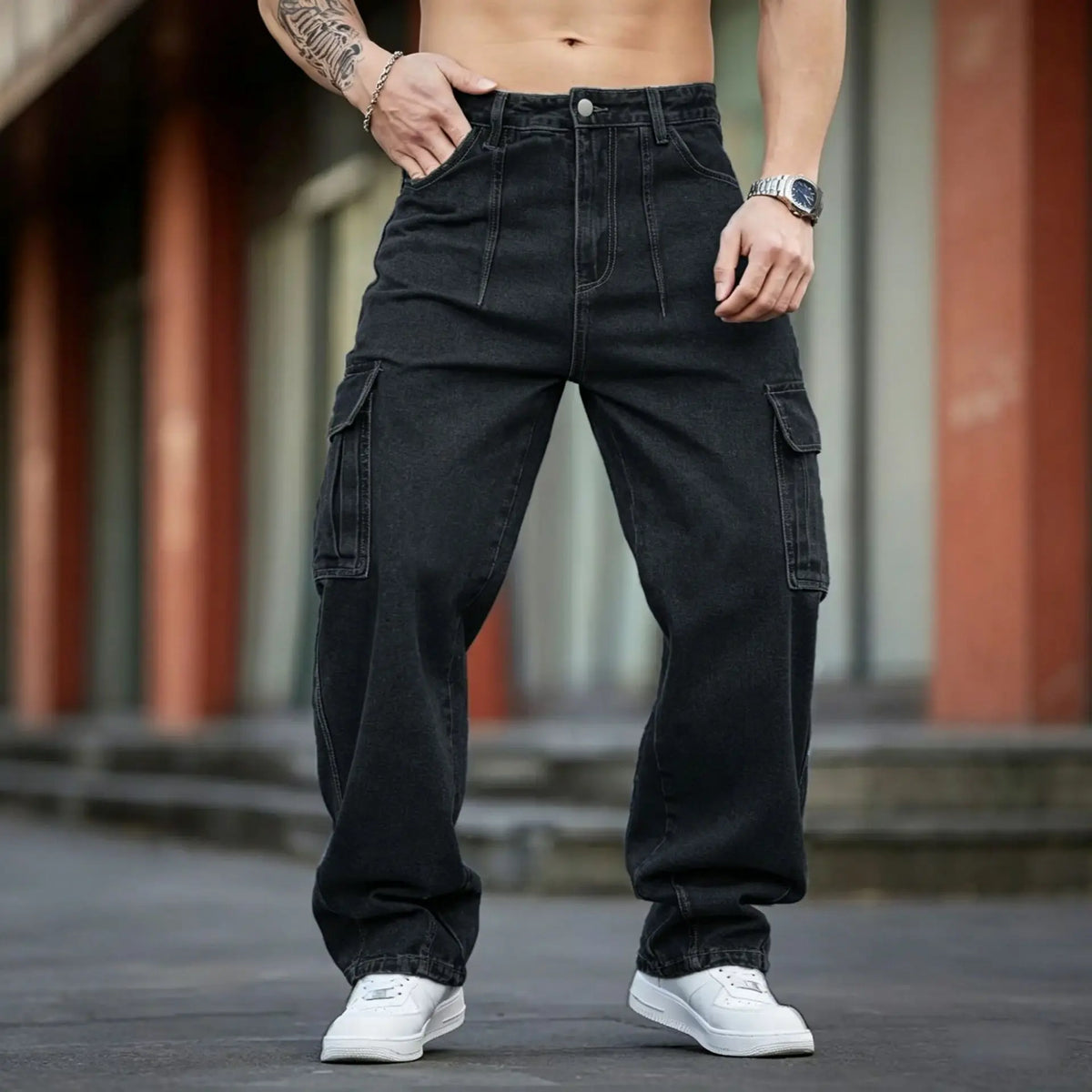 Men's Cargo Pants for Work & Outdoor Wear — product view