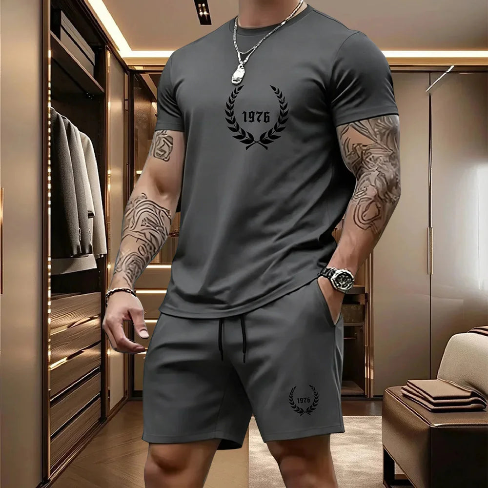 Men's Top & Shorts Set